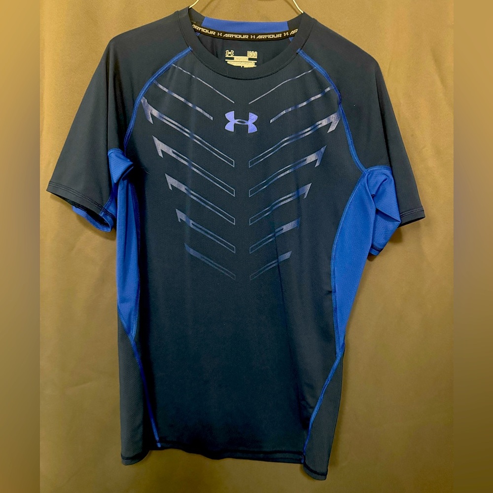 Under Armour Shirt Mens Large HeatGear Compression Shirt/Rash Guard
